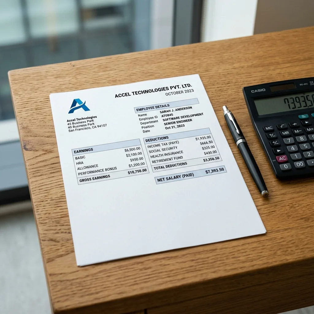 How to Read Your Salary Slip: EPF, Professional Tax, TDS, Allowances & Deductions Explained
